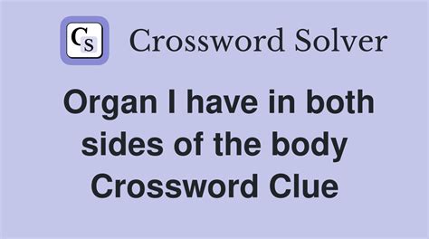 supported by both sides crossword clue|Supported by both sides .